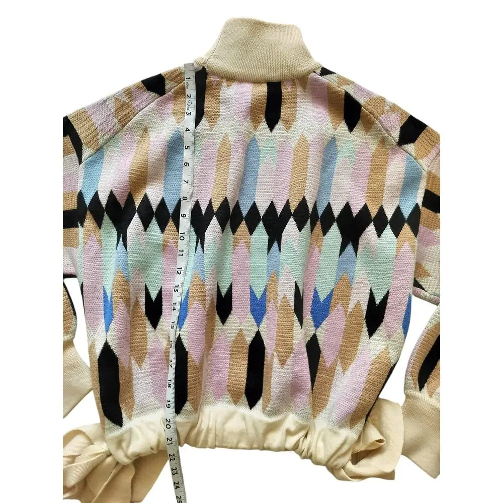 Paper London Women's Candyfloss Jumper Multicolor 100% Wool Sweater‎ Size S - Picture 7 of 10